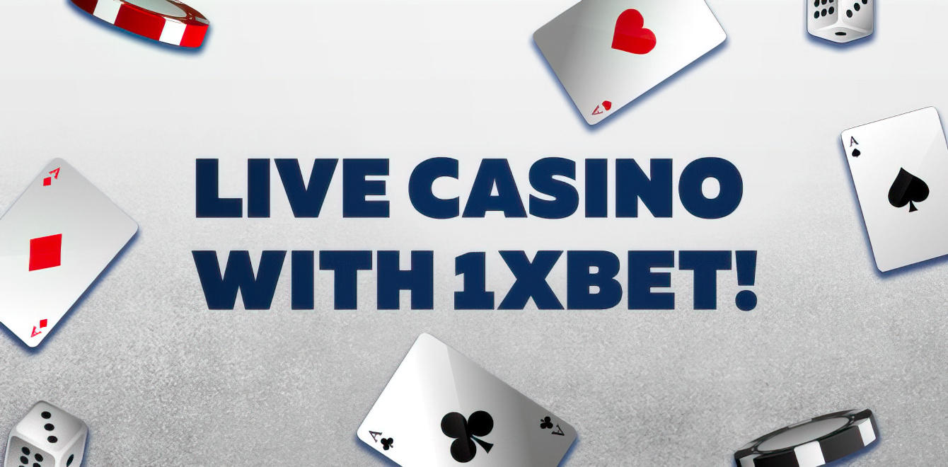 How to start playing a live casino from 1xBet?